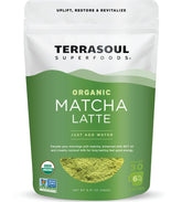 Terrasoul Superfoods frente del empaque muestra calidad orgánica y tamaño