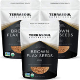 Terrasoul Superfoods paquete frontal mostrando 2 lb y beneficios de uso
