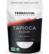 Terrasoul Superfoods bolsa frontal mostrando 2.5 lb y resealable para almacenamiento
