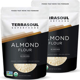 Terrasoul Superfoods harina de almendra frontal mostrando empaque y peso