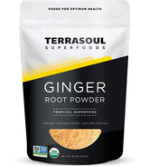 Terrasoul Superfoods bote frontal mostrando 1 lb y sello orgánico
