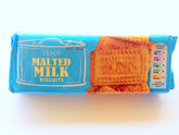 Tesco galleta malted milk frontal del paquete ideal para compartir