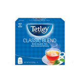 Tetley pack frontal mostrando cajas y cantidad, conveniencia diaria