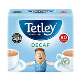 Tetley frente del paquete 250 g mostrando el producto y conveniencia