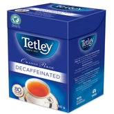 Tetley paquete frontal con bolsitas, muestra presentación y conveniencia