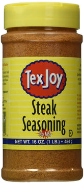 TexJoy envase frontal de 16 oz que muestra etiqueta y tamaño conveniente