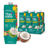 Thai Coco vista frontal del tetrabrik 1L mostrando envase práctico y tamaño familiar