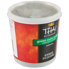 Thai Kitchen envase frontal mostrando la pasta de curry verde y su tamaño práctico