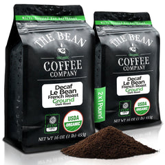 The Bean empaque frontal 2x1lb con información y frescura