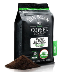 The Bean paquete frontal 16 oz mostrando diseño y frescura