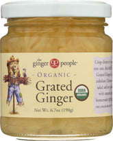 The Ginger People frasco frontal del jengibre rallado orgánico, práctico y listo