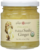 The Ginger People frasco frontal con jengibre encurtido, conveniente para servir