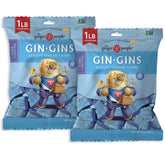 The Ginger People paquete Gin Gins frente mostrando etiqueta y cantidad