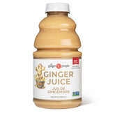 The Ginger People botella frontal 32 oz mostrando jugo puro y beneficios