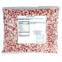 THE HAMPTON CANDY COMPANY primer plano de textura, trozos crujientes y brillantes
