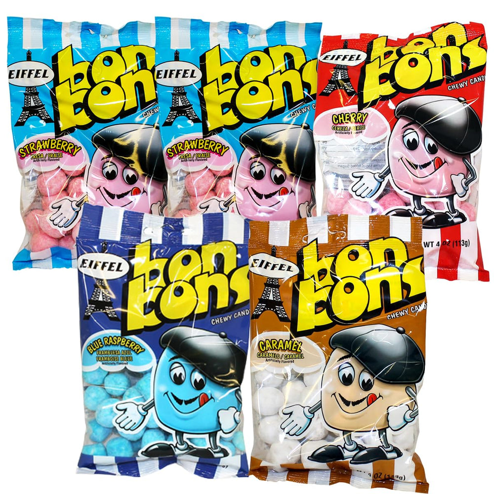 THE HAMPTON CANDY COMPANY paquete frontal mostrando variedad y conveniencia