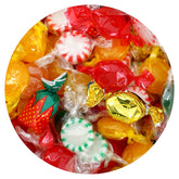 THE HAMPTON CANDY COMPANY bolsa frente mostrando variedad, ideal para eventos