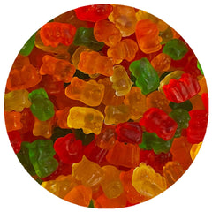 THE HAMPTON CANDY COMPANY frente del paquete de 1 libra muestra cantidad y marca