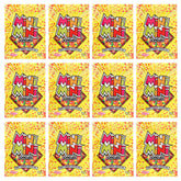 THE HAMPTON CANDY COMPANY paquete frontal colorido mostrando 12 unidades, fácil reparto