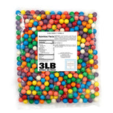 The Hampton Popcorn Company bolsa frontal mostrando gumballs surtidos y facilidad de reposición
