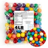 The Hampton Popcorn Company gumballs frontal muestra colores vibrantes y variedad