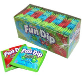 The Hampton Popcorn Company empaque frontal Lik-M-Aid muestra variedad y conveniencia