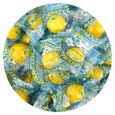 The Hampton Popcorn Company bolsa frontal mostrando Lemonheads, fácil de compartir