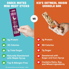 The New Primal palitos en lonchera infantil, snack saludable y listo