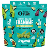 The Only Bean empaque frontal mostrando sabor ranch y beneficios altos en proteína
