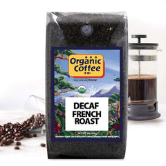 The Organic Coffee Co. café en prensa francesa listo para servir, extracción uniforme
