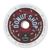 The Original Donut Shop caja frontal mostrando 24 K-Cups y ahorro práctico