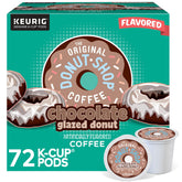 The Original Donut Shop caja frontal mostrando 72 cápsulas y sabor chocolate
