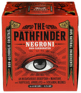 The Pathfinder vista frontal del pack de 4 latas, opción elegante sin alcohol