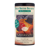 The Republic of Tea frente del empaque mostrando 50 bolsitas y conveniencia