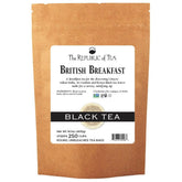 The Republic of Tea frente del empaque mostrando cantidad y formato, ideal para abastecer hogar