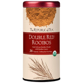 The Republic of Tea empaque frontal mostrando 36 bolsitas y beneficio conveniencia