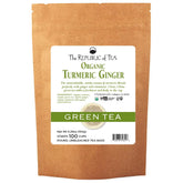 The Republic of Tea frente del empaque mostrando refill y beneficio de ahorro