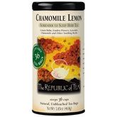 The Republic of Tea frente del empaque mostrando 36 bolsitas y beneficios de conveniencia