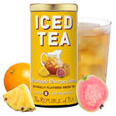 The Republic of Tea empaque frontal mostrando bolsas grandes y sabor tropical