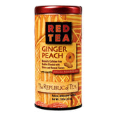 The Republic of Tea paquete frontal muestra 36 bolsitas y beneficios sin cafeína
