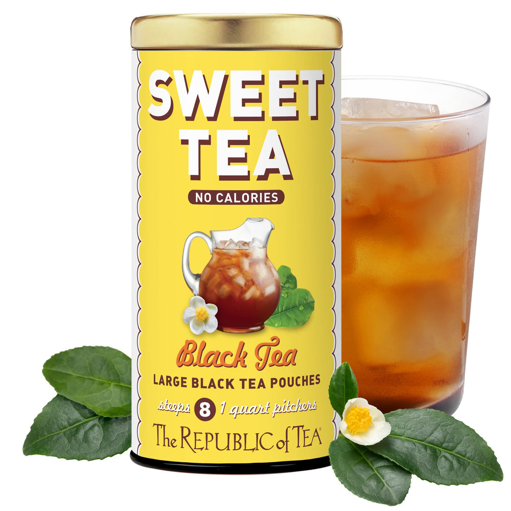 The Republic of Tea empaque frontal mostrando bolsas grandes y beneficios keto