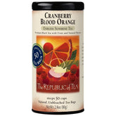 The Republic of Tea caja frontal con 50 bolsitas mostrando diseño y conveniencia