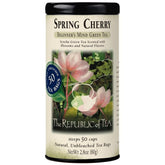 The Republic of Tea paquete frontal Spring Cherry con 50 bolsitas y aroma floral