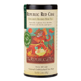 The Republic of Tea lata frontal de Republic Red Chai que conserva frescura