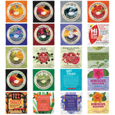 The Republic of Tea frente del empaque mostrando variedad y conveniencia