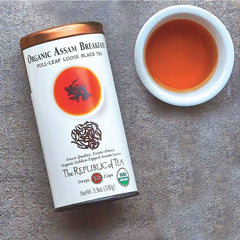 The Republic of Tea taza servida para una infusión maltosa y reconfortante
