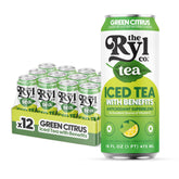 The Ryl Co Ryl Iced Tea frente mostrando botella y diseño, refresco saludable