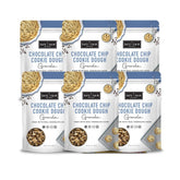 The Safe + Fair Food Company paquete frente muestra sabor cookie dough y conveniencia