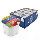 Thick & Easy vaso frontal mostrando envase práctico y beneficio de porción controlada
