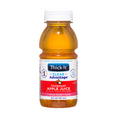 Thick-It botella frente mostrando el jugo listo para beber y fácil uso